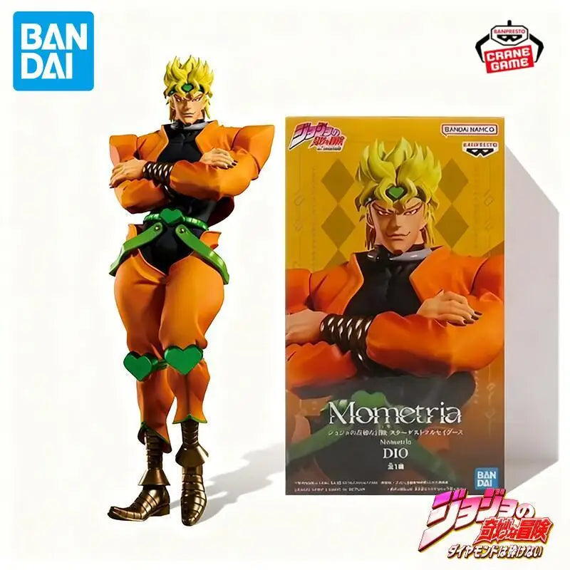 Bandai Original Mometria JoJo's Bizarre Adventure Figure Stardust Crusaders Kujo Jotaro Dio Brando Figures Models Kids Toys Gift