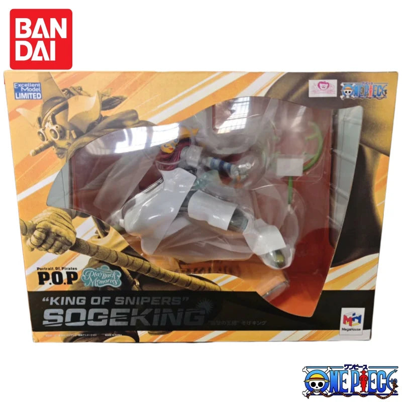В наличност Bandai Original Megahouse Pop One Piece Usopp екшън фигурка модел кукла чисто нова кутия аниме герои модел гараж