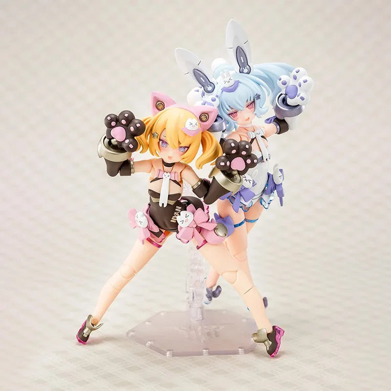 Kotobukiya Megami Device PUNI MOFU Kuro Mao/Yuki Tu Action Figures Mobile Suit Girl Model Kit Toys for Boys Original Box