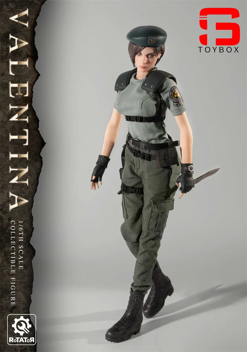 【2025 Q3】Rotator Toys RT001 1/6 Valentina Actionfigur mit beweglichen Augen, 30 cm, Soldatin, Komplettset, Sammlermodell