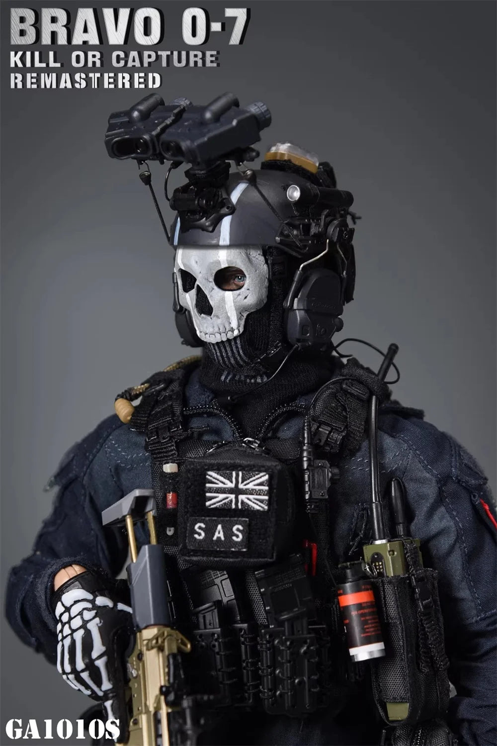 In Stock For Sale 1/6 EASY&SIMPLE ES GA1010S SAS Man Soldier Ghost Full Set Moveable Action Figure About 12" For Fans Collect