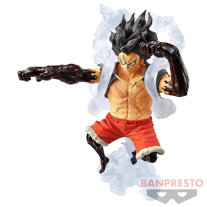 In Stock Bandai Banpresto König des Künstlers KOA THE SNAKEMAN Monkey D Ruffy One Piece Anime Figur Modell Spielzeug WY