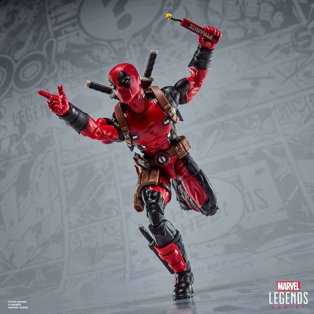 [In-Stock] Original Hasbro Marvel Legends Maximum Series Deadpool & Doop 15cm Deluxe Anime Action Figure Model Ornament Toys