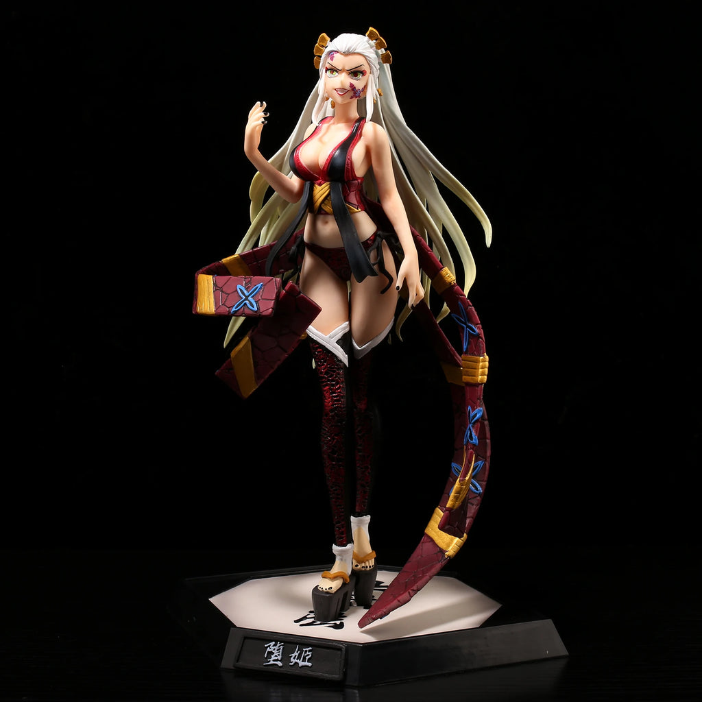 28cm  Demon Slayer Anime Figures DAKI SHINOBU Muzan 12 Style Action Figure Statue Model Doll Collection Toys Gifts