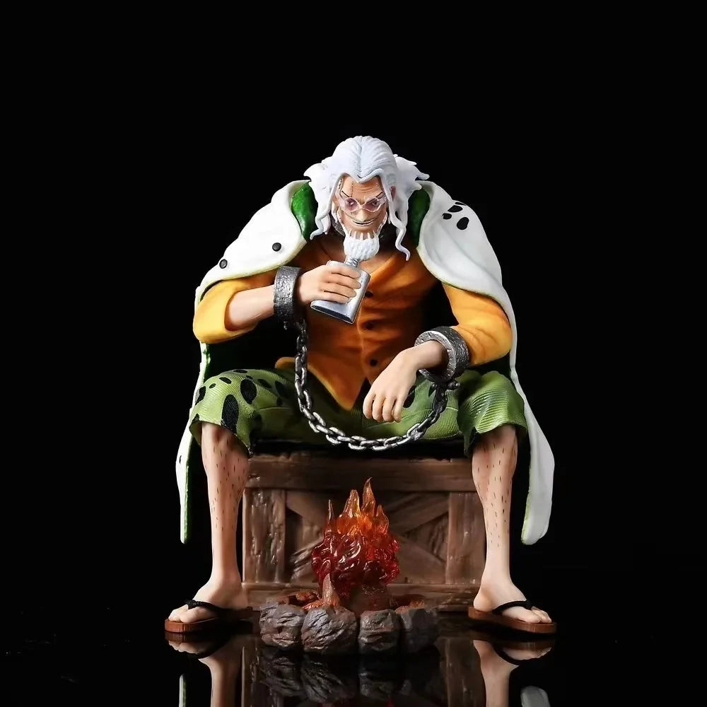 15CM Anime One Piece Figure Silvers Rayleigh Gk Action Figure PVC Statue Model Collection Decoration Toys Gift