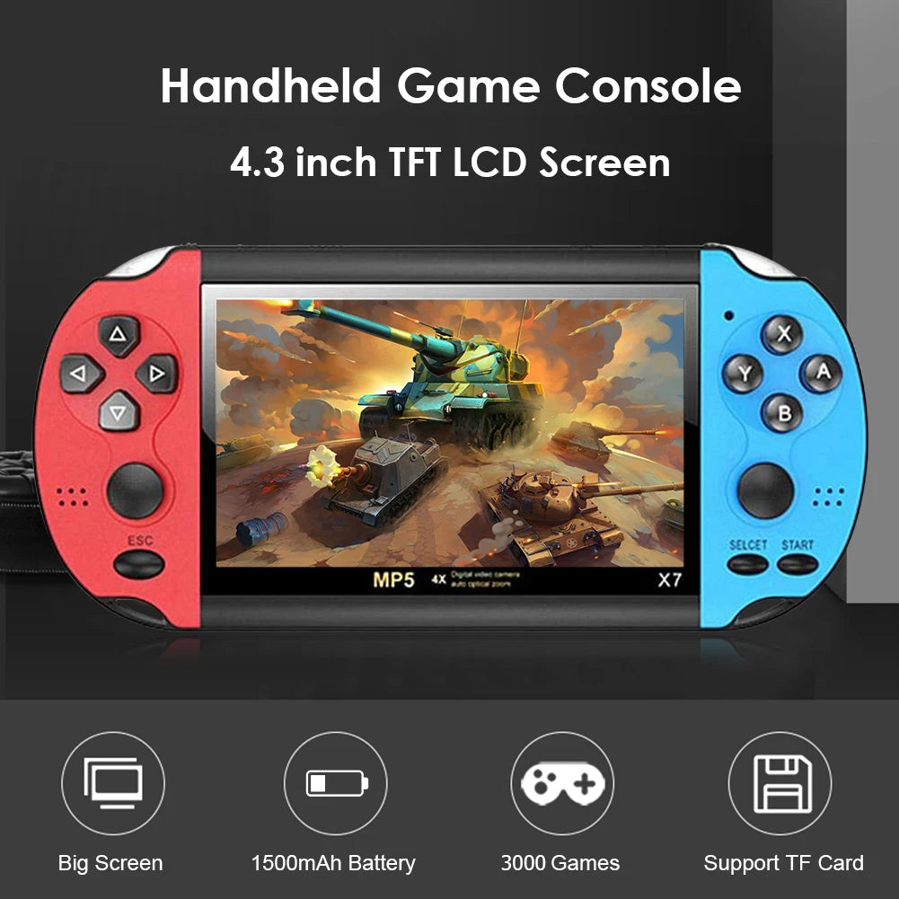 Gaming Portable Handheld Retro Video Game Console Player Portatil Mini Arcade Videogames for Hand Held Family Pocket Retrogaming