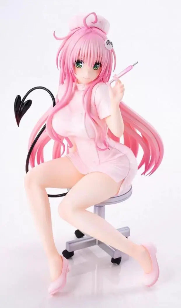 In-stock AMAKUNI To Love-Ru Lala Satalin Deviluke Nurse Costume and Wedding Dress 1/6 Figure Model Collectible Gift