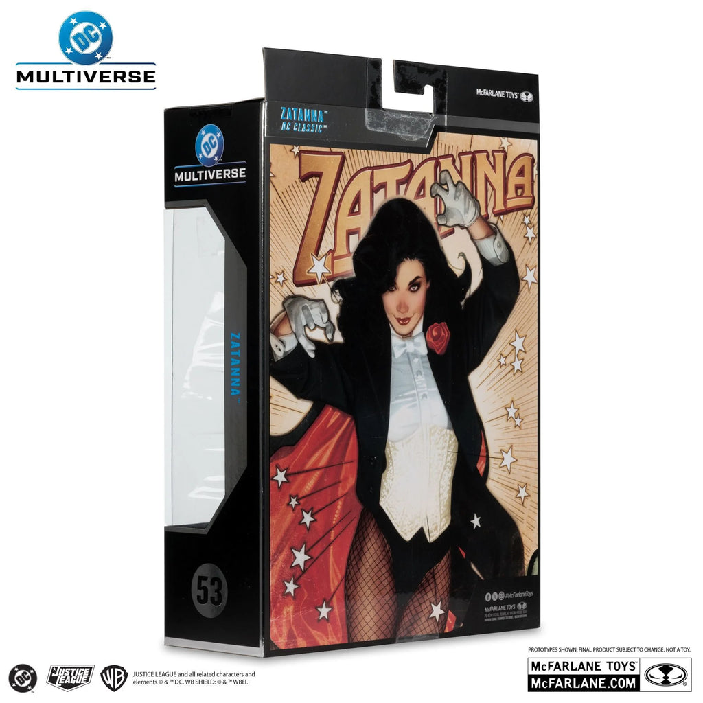 McFarlane Toys Zatanna 18cm Action Figure Collector Edition Gold Label DC Multiverse Zatanna Model Doll