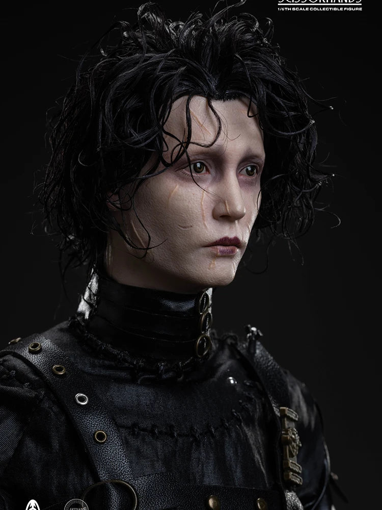 Art Figures AF-029A Stock 1/6 Collecitble Scissorhands Johny Deep Movie Action Figure Scar Face Delicate 12inch Soldier Gifts