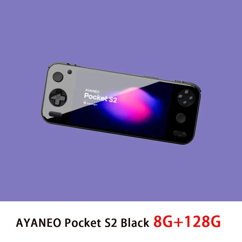 MicroData AYANEO Pocket S2 Retro Handheld Game Console - 5.5" Screen, 5000mAh, 1080p 500Nits Foldable Gaming Device