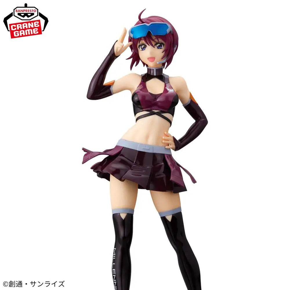Officially Licensed Banpresto Glitter&Glamours Racing Lunamaria Hawke Figure Anime Mobile Suit Gundam Seed Freedom Model Toy