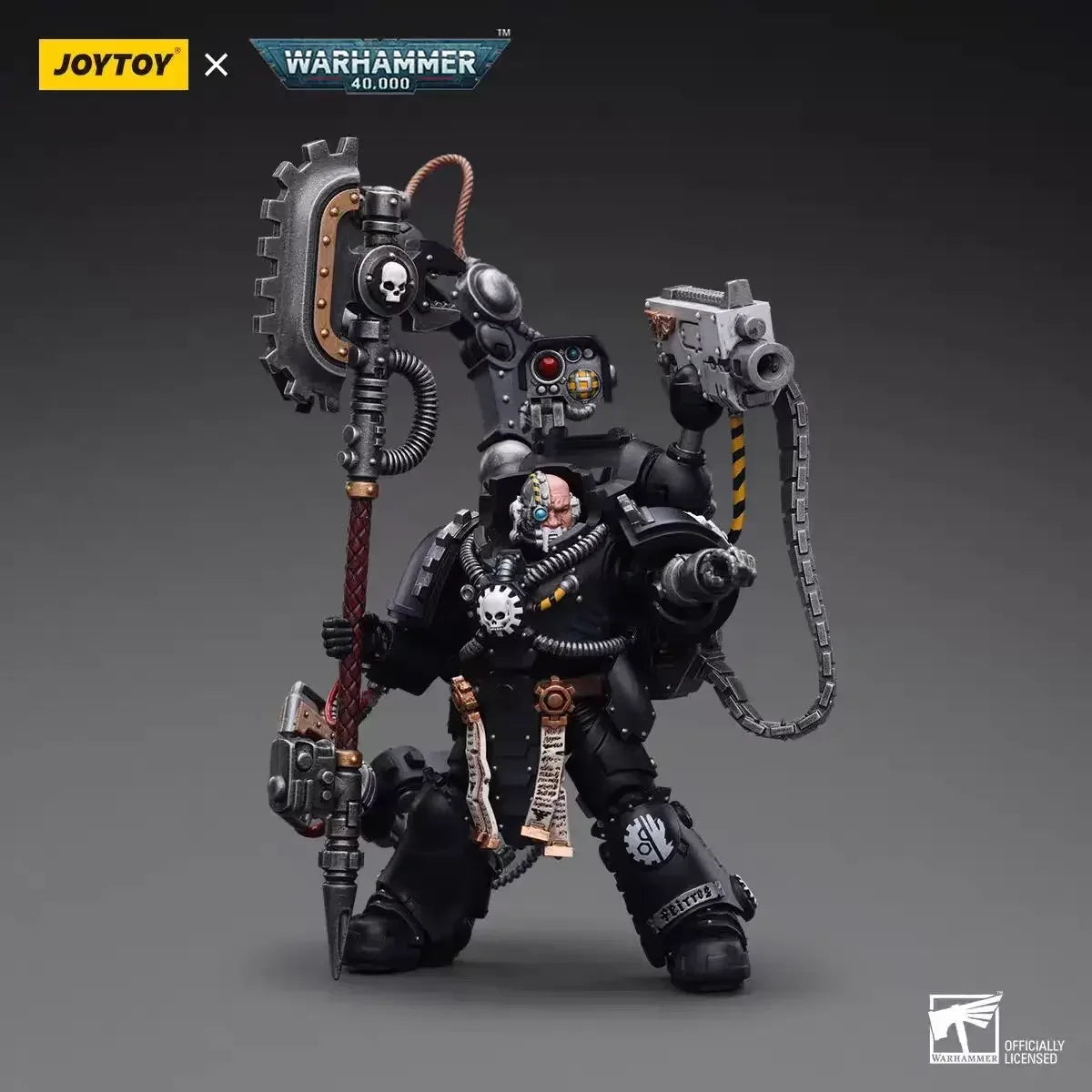 JOYTOY Dark Source Warhammer 40K Steel Hand Steel Holy Father Phelos JT7530 Moving Soldier Model