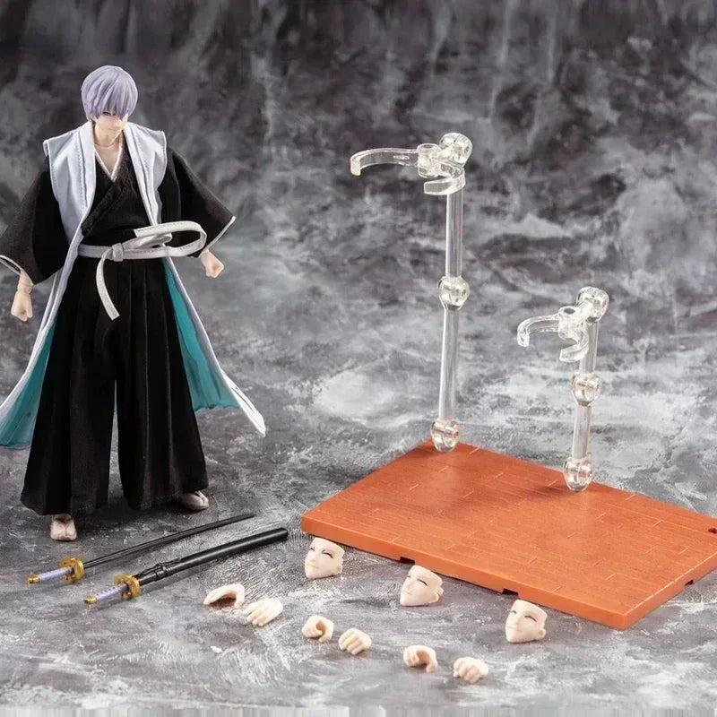 Dasin/Great Toys/GT Bleach Kurosaki Ichigo Aizen Sousuke Ukitake Jushiro Ichimaru Gin SHF Action Figure Present Model in Stock