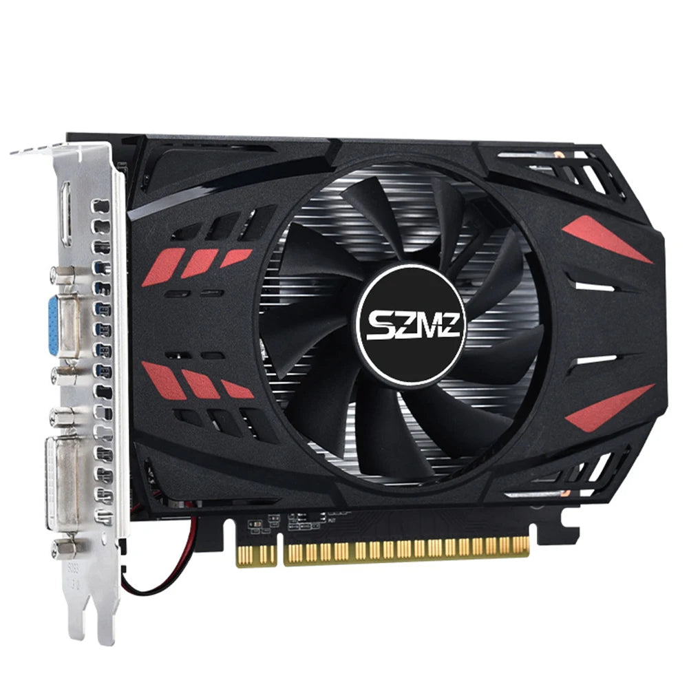 GT730 Desktop-Grafikkarte HD + VGA + DVI DDR3 4 GB Computergrafikkarten PCI-E2.016X Gaming-Grafikkarte 128 Bit mit Lüfter