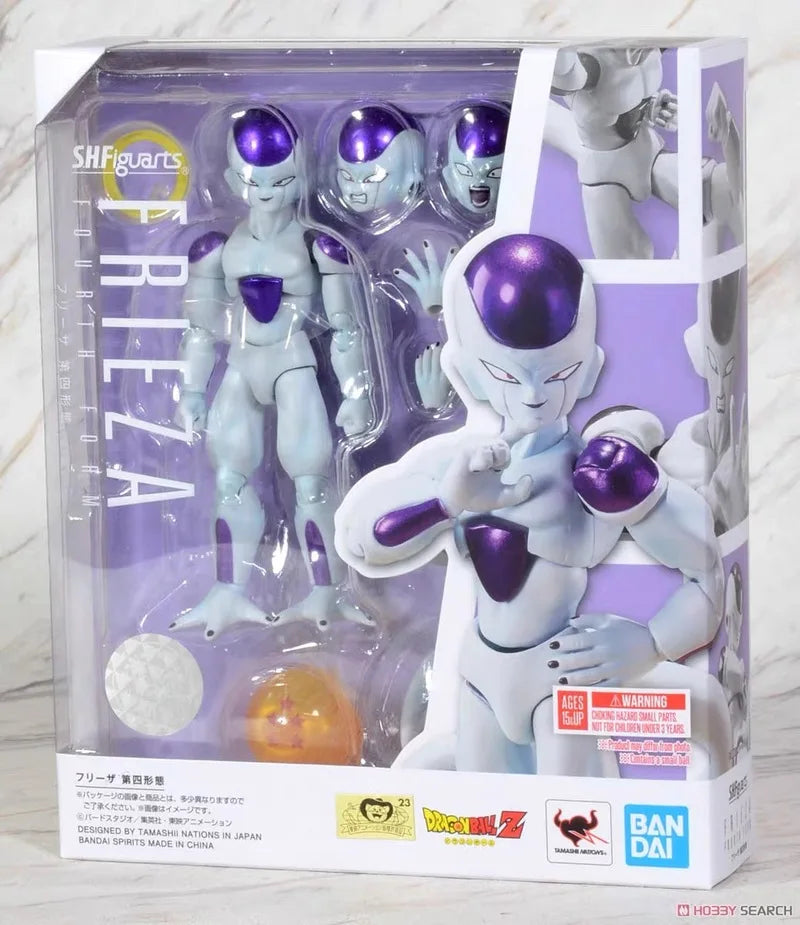 Bandai Original Dragon Ball SHF Frieza The Fourth Form Anime-Figuren Action-Modell Spielzeug Kindergeburtstagsgeschenk Limitierte Auflage Coole Geschenke