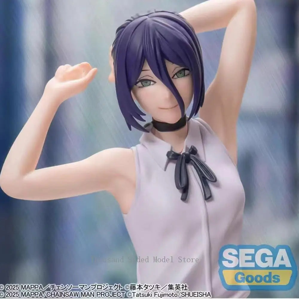Оригинална SEGA Chainsaw Man The Movie: Reze Arc Reze Anime Figure PVC Модел Колекционерски играчки Подарък