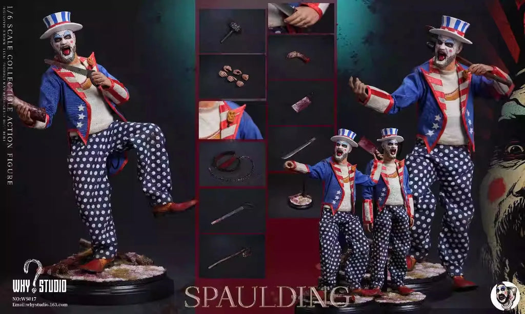 NEW IN STOCK WHY STUDIO WS017 1/6 Collectible Spaulding Cloth Action Figure Movie Mini Delicate 12" Full Set Soldier Toy