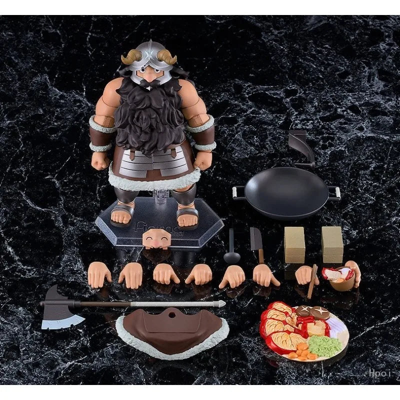 Max Factory figma#657 Delicious in Dungeon Senshi Movable Action Figure with Cooking Tools Accessories Collectible Model Toy