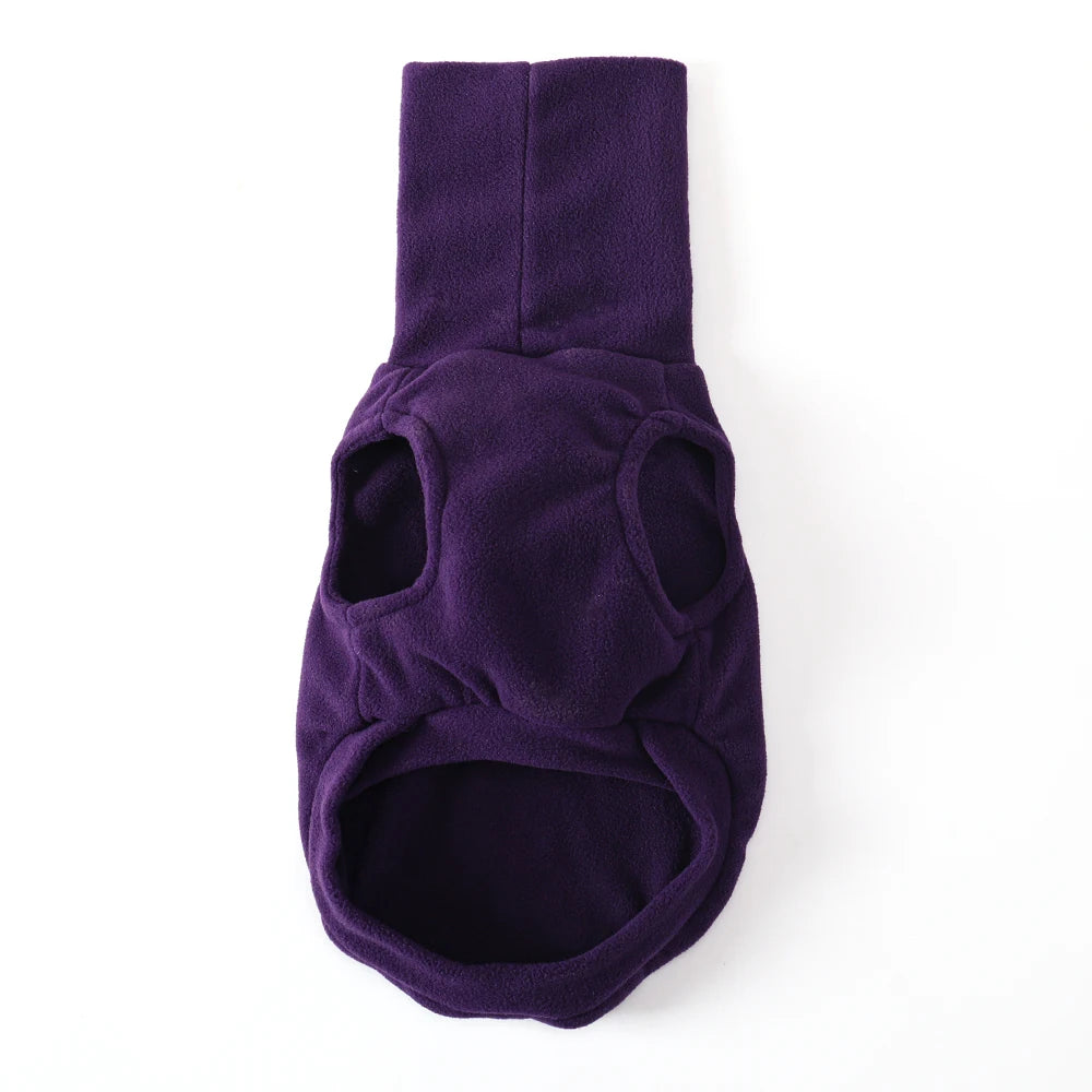 Winter Fleece Whippet Weste Italienische Windhund Kleidung Rollkragen Hund Kleidung Weiche Fleece Kleidung