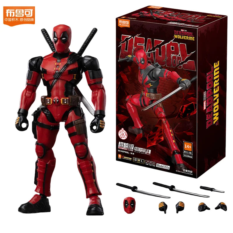 Blokees Deadpool 3 Wolverine Action Figures Movie Version Deadpool & Friend Series Collections Figures Adult Gift