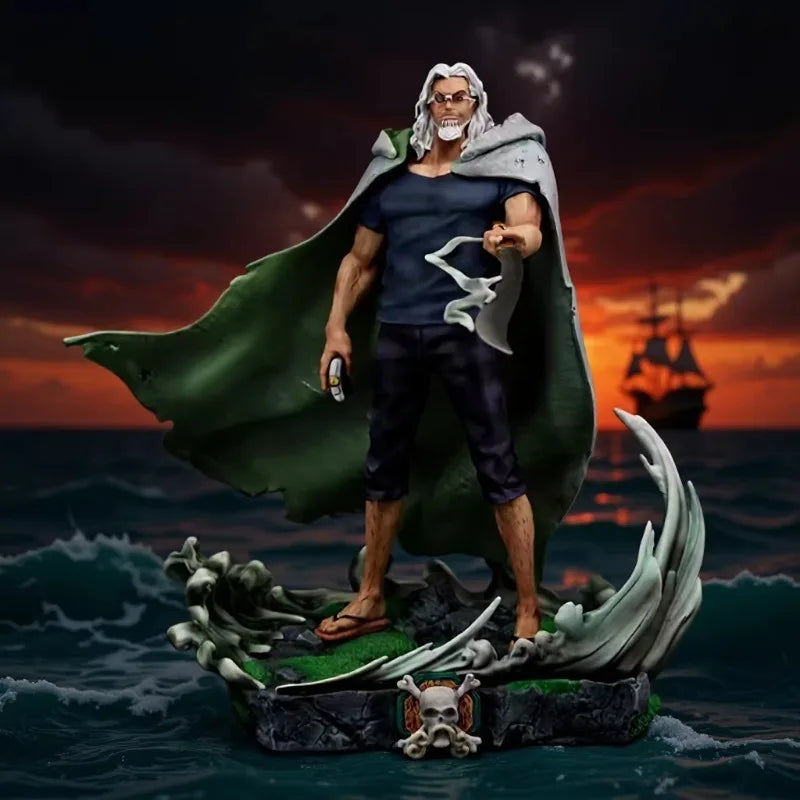 Pirate Anime Elder Figure Gk Version With Special Effect Base Pvc Collectible Model Boxed Desktop Decoration Ornament Gift