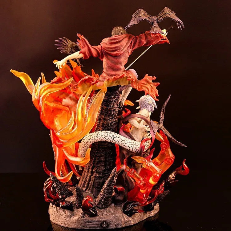 40cm New NARUTO Anime Figure Uchiha Itachi Peripheral PVC Model Scene Statue Desktop Decoration Ornaments Christmas Gifts Toys