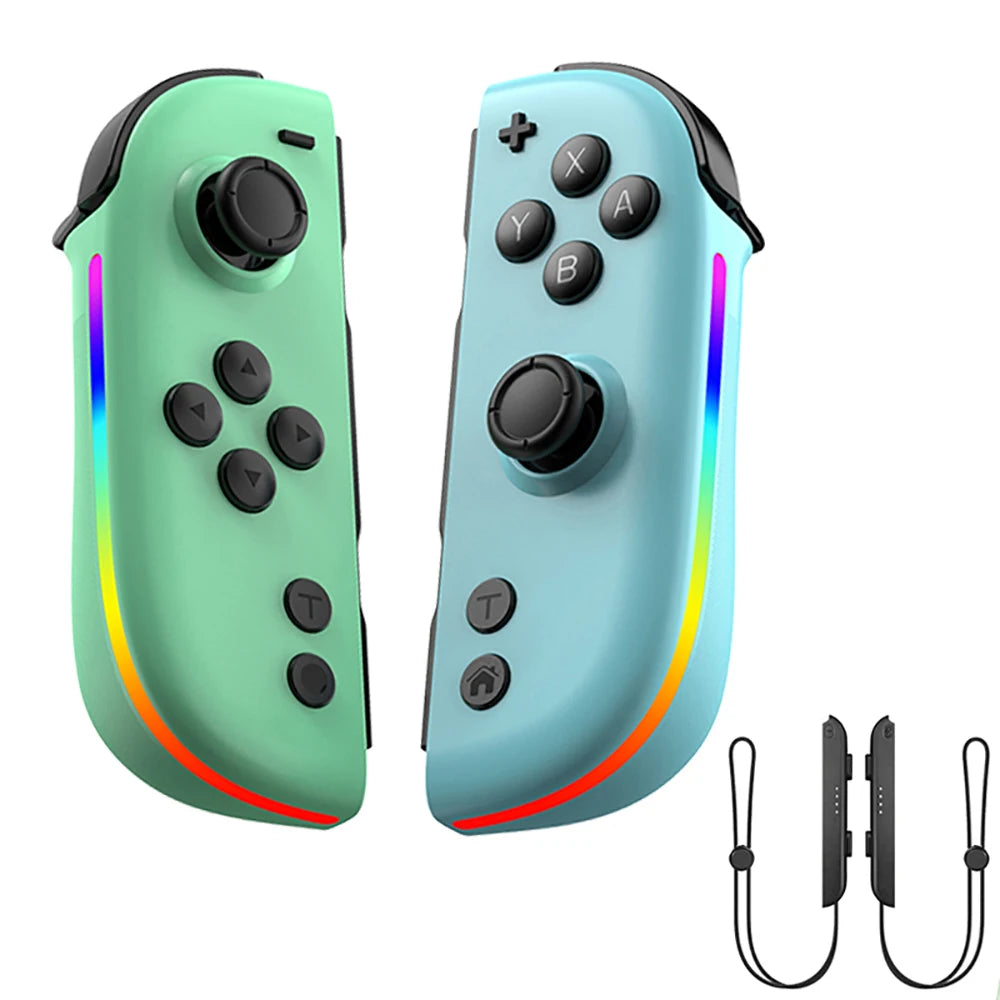 JOY 05 Wireless Bluetooth Game Joystick For Nintendo Switch L/R RGB Lights Controller Wake Up Montion Sensing Gamepad Joycon