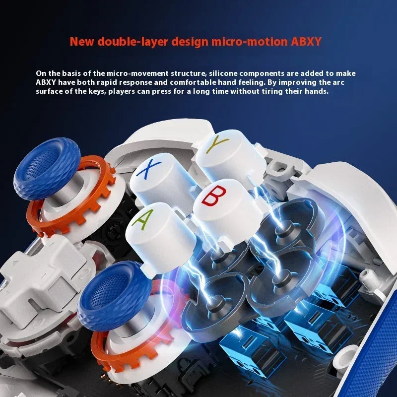 BIGBIGWON Blitz 2 TMR Star Flash Game Handle 2000HZ NS PC Steam Game Wireless Bluetooth Custom Gamepads Controllers Gaming Gifts