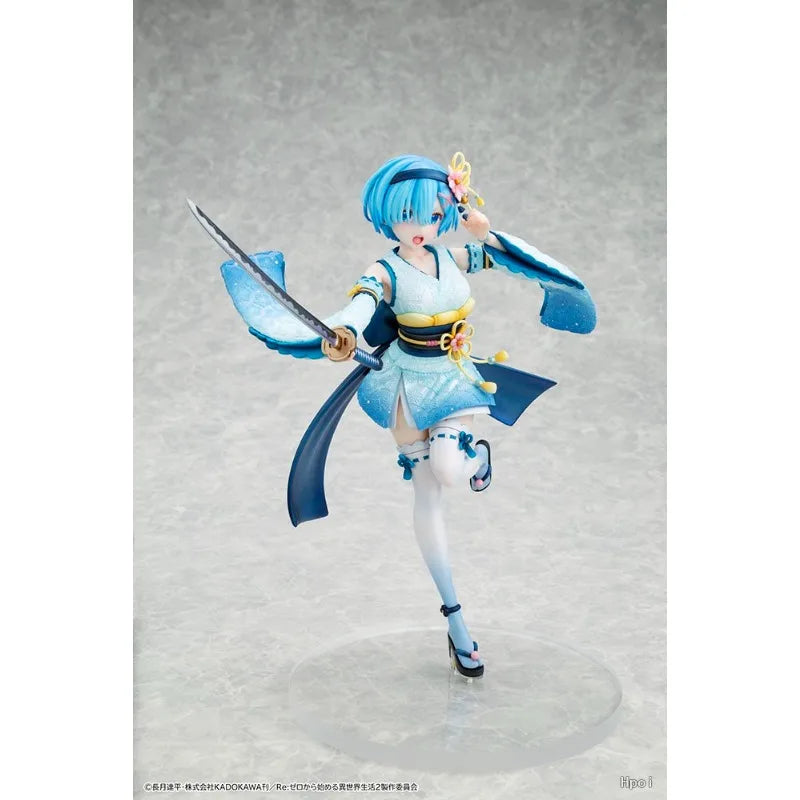 In Stock Original KADOKAWA KDcolle Re: ZERO - Starting Life in Another World REM Battle Costume Anime Figure Toy
