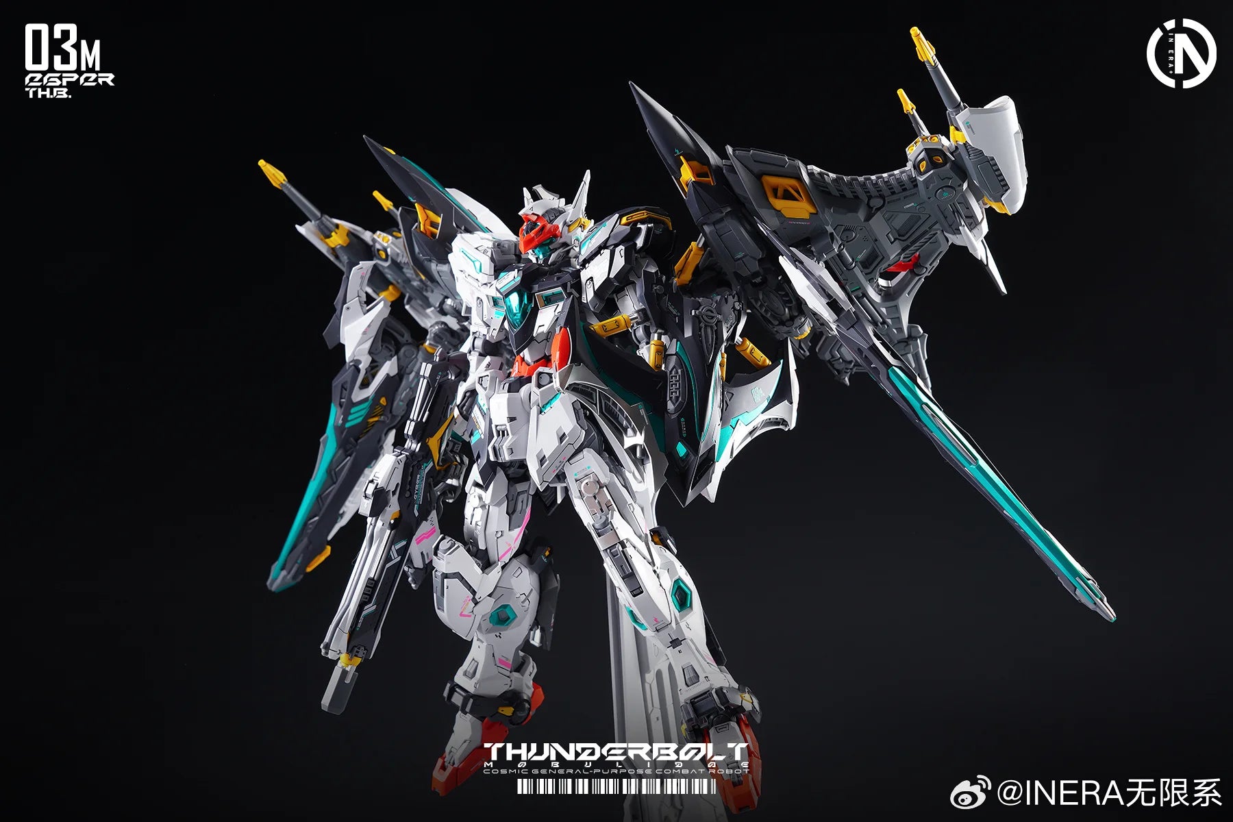 IN ERA + THUNDERBOLT MOBULIDAE 1/100 MG Assembly Model Kit Ver Special RMD Color Collection Action Figures Model TOY