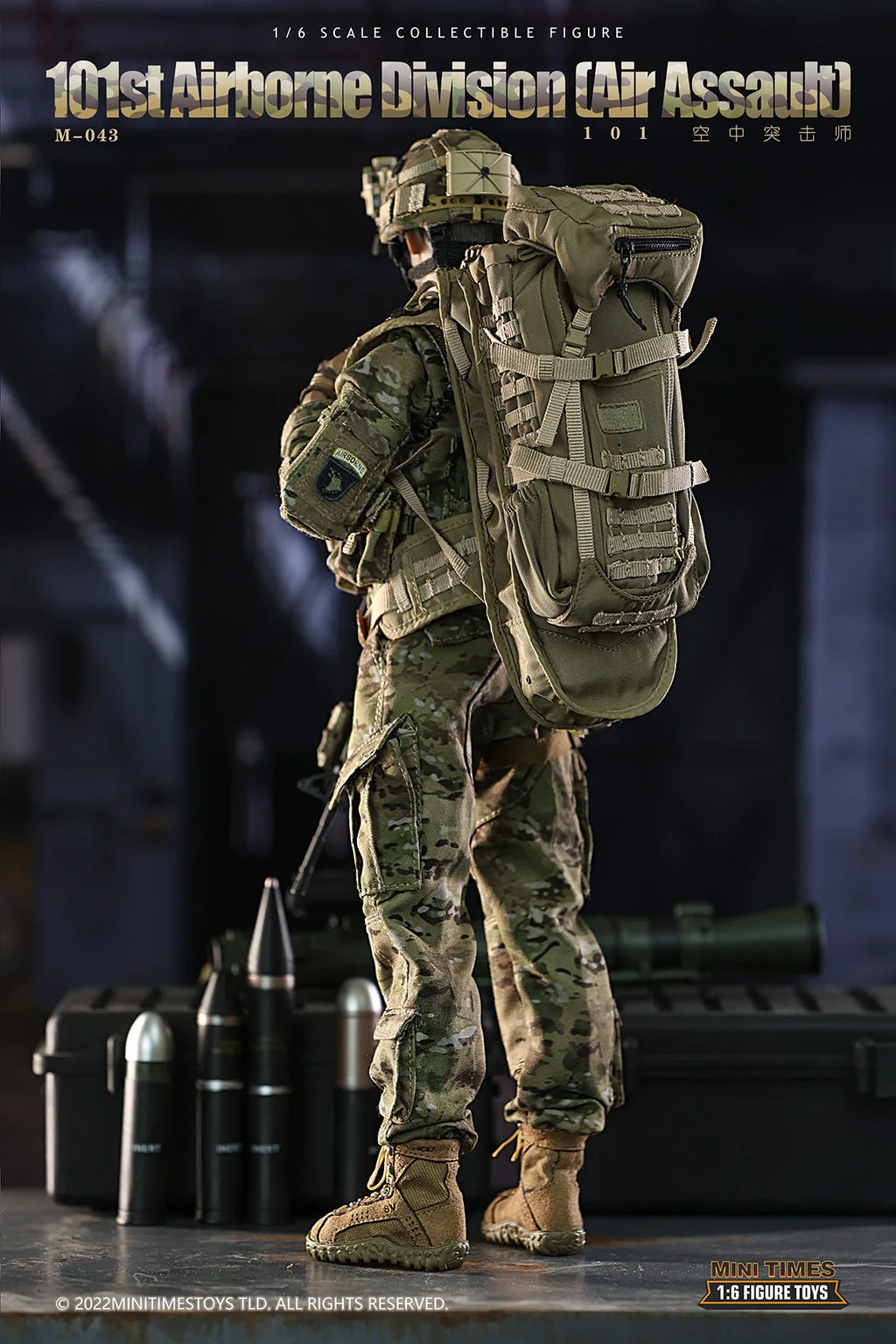 ViiKONDO M043 Minitimes 1/6 Action Figure US Army Men 101st Airborne Division Air Assault 12'' Toy Soldier Model Full Collection