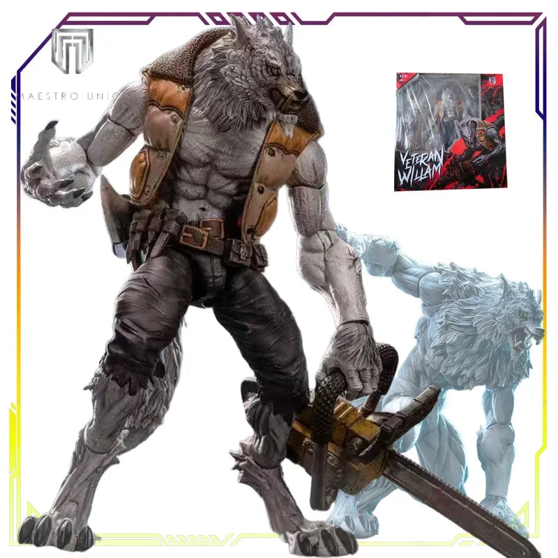 Maestro Union Original Fury Planet Series Werewolf Veteran William Action Figure Model Toys Model Handsome Model Boy's Gift