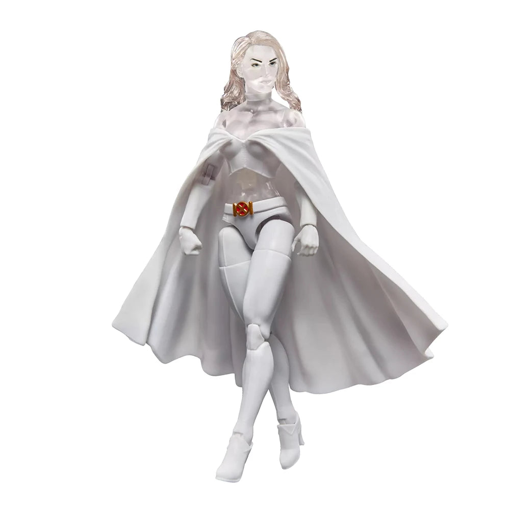 In-Stock Hasbro Marvel Legends Series X-Men Emma Frost (Diamond Form) 15cm Excellent Anime Action Figure Model Ornament Toys
