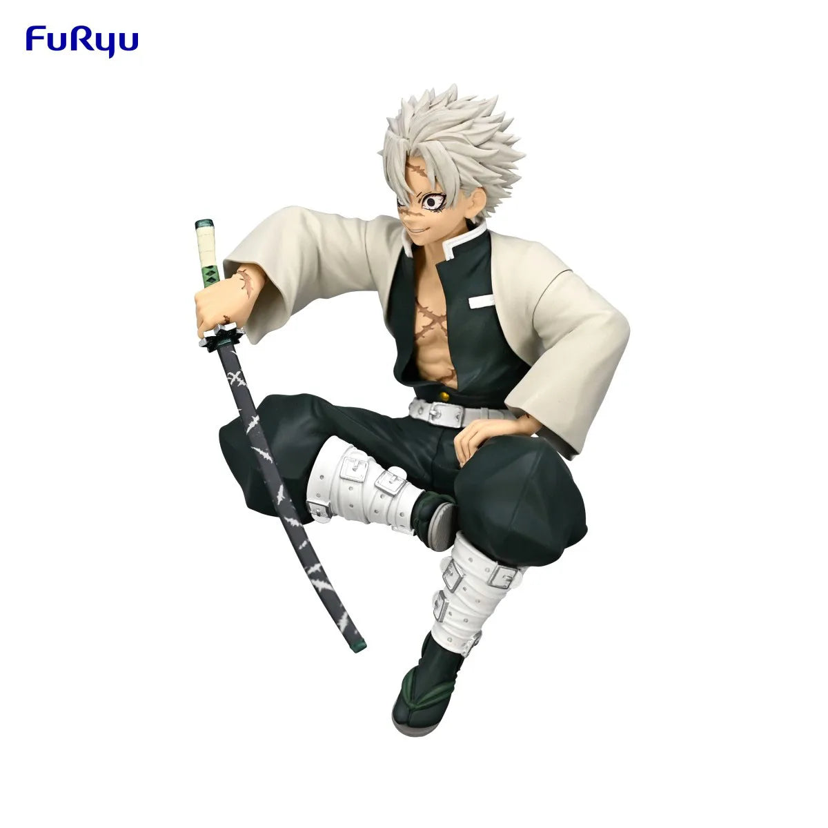 FuRyu Noodle Stopper Blade of Demon Destruction Shinazugawa Sanemi Original Collection Series Anime Figure Action Figure