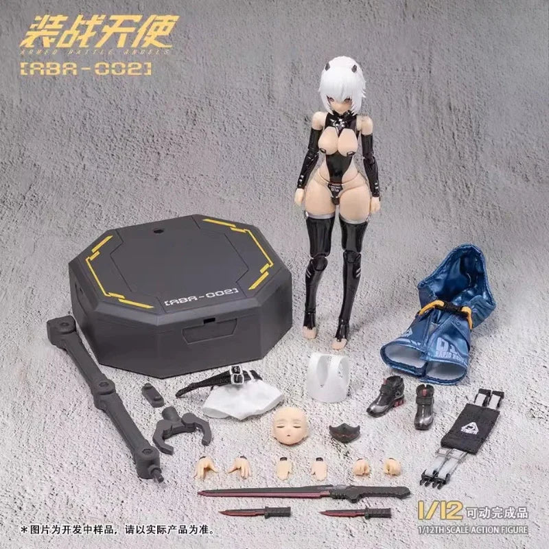 Original Huanyu Technology Armed Battle Angel Aba-002 im Maßstab 1/12, gesammeltes Charakter-Mobilset, Kriegerin, Anime-Modellspielzeug