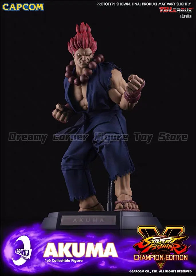 【In Stock】ICONIQ STUDIO Street Fighter AKUMA 1/6 Action Figure Toys Gifts Ornaments