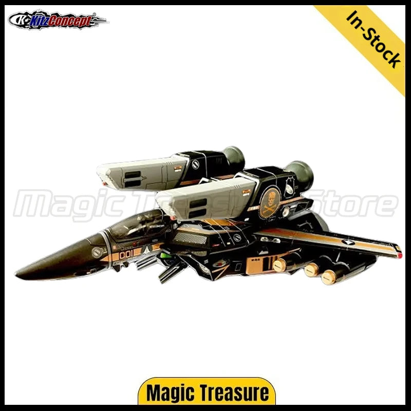 【MT】Original KitzConcept Super Dimension Fortress Macross VF-1S Black Gold 2.5 Version Limited To 999 Sets Worldwide Model Toy
