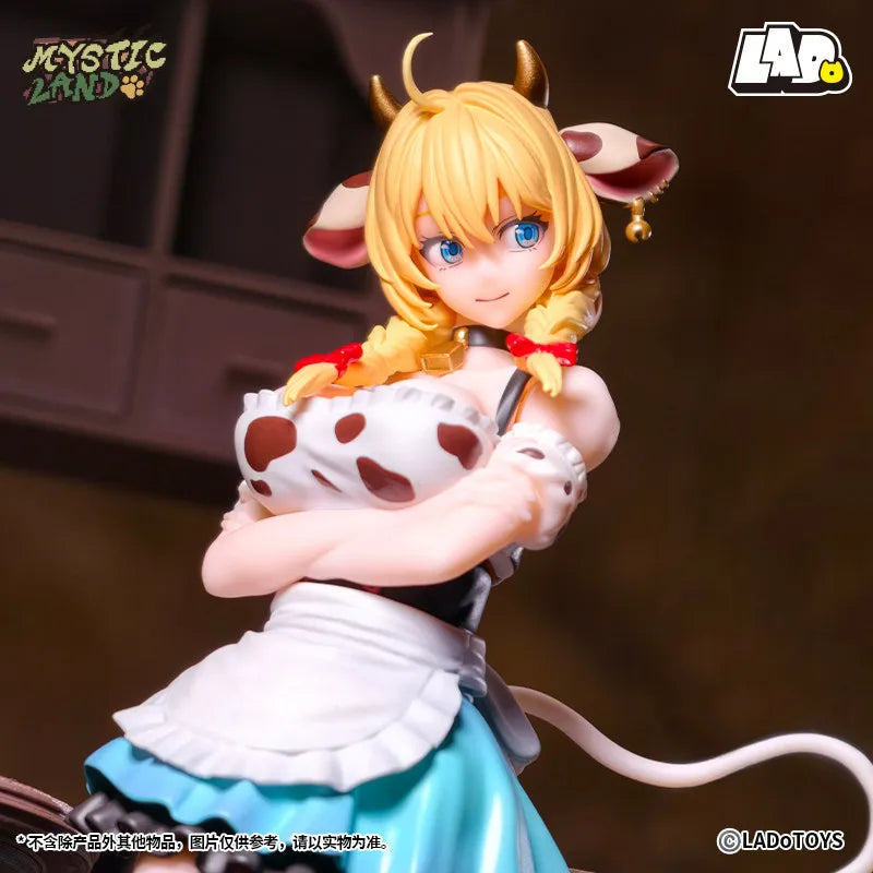 New Authentic Ladotoys Mystic Land Daisy Taurus Waitress Ver. (Beer Girl / Cow Pattern) 1/12 Scale Pre-Painted Articulated