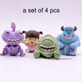 Genuine Q-style Monsters Inc Cake Topper Figurines Sulley Mike Wazowski Boo Mini Action Figures Desktop Ornaments Kid Gifts Toy