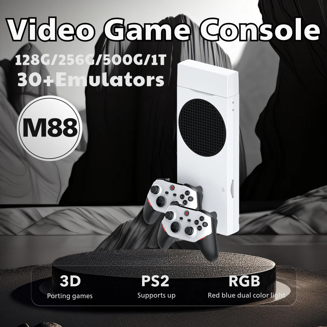 1T Version for switch ps3 3ds Retro Game Console M88 Pro Ultra Wireless Stick 4k 20000 Game 128G Portable for ps2  60+simulators