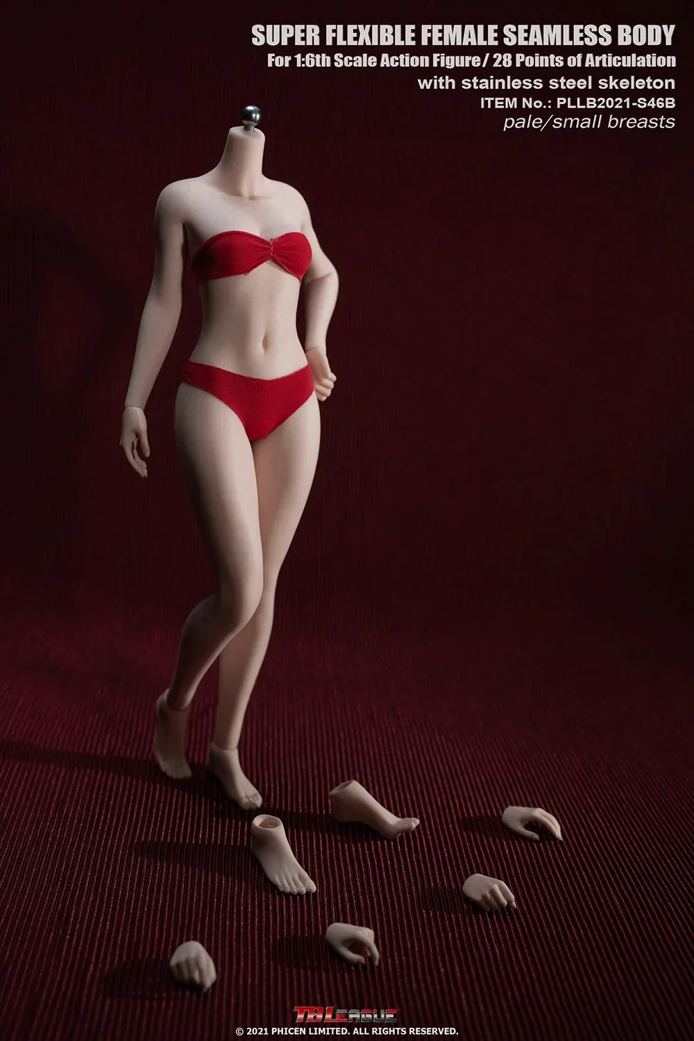 TBL S04 S01 S19 1/6 Female Super-flexible Body Doll Phicen Stainless Steel Skeleton Suntan Pale Large/small Breast Action Figure