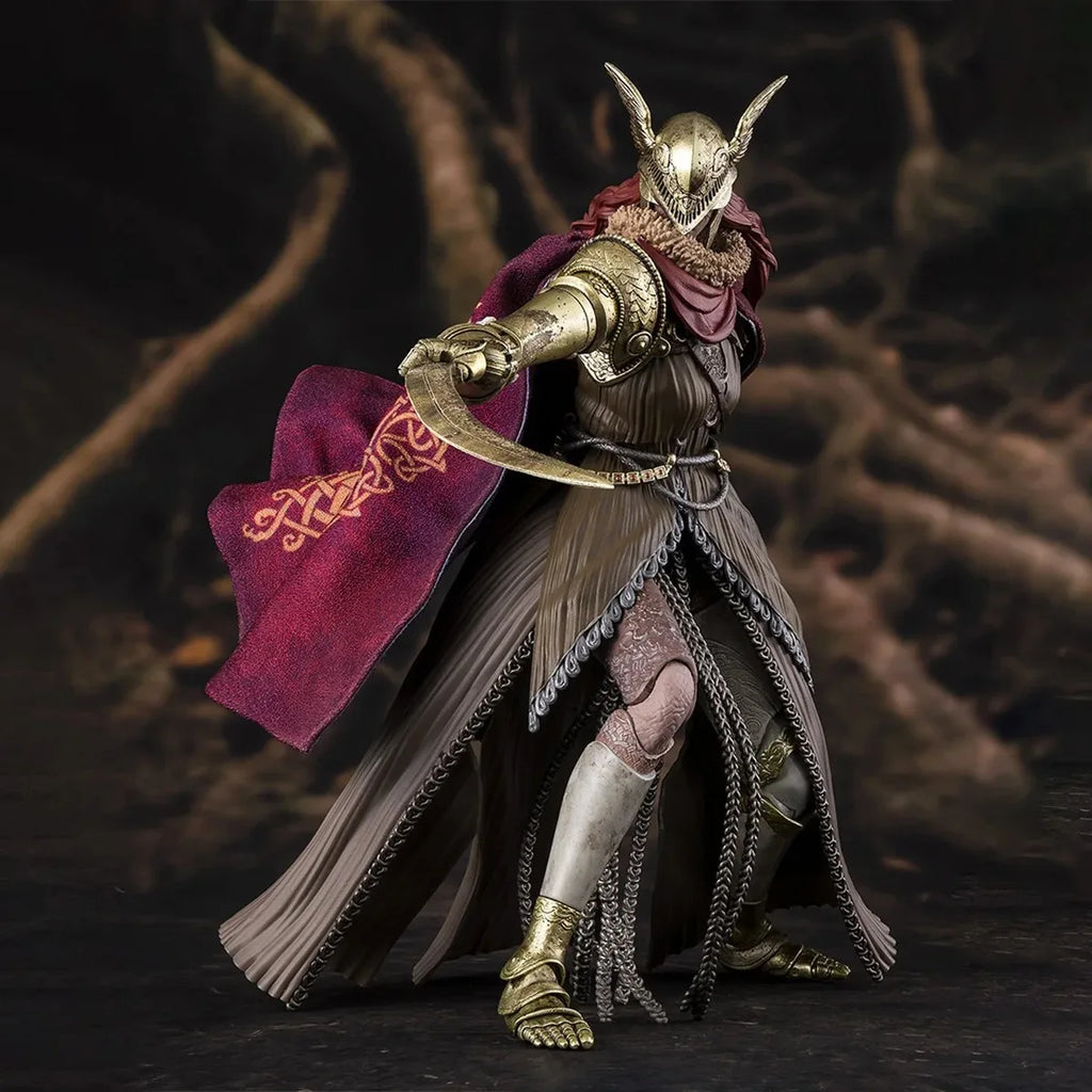 Genuine Bandai Original Elden Ring Figure Model Kits S.H.Figuarts 1/12 Anime Figures Malenia Action Model Toys Gift for Kids