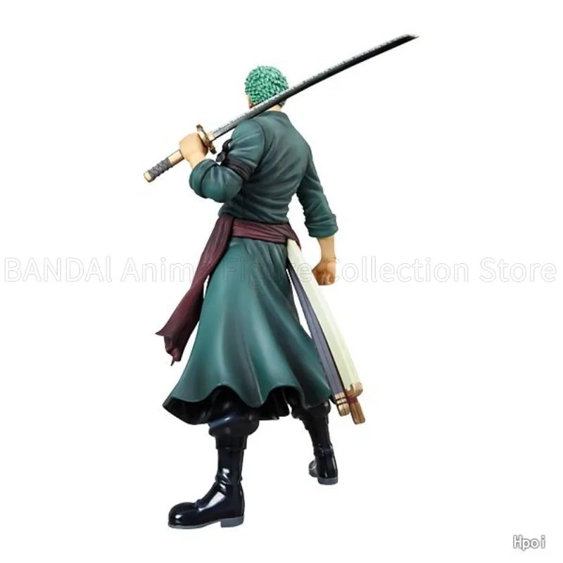 In Stock Original MegaHouse Portrait of Pirates ONE PIECE "Sailing Again" Roronoa Zoro Anime Characters Models Ornaments