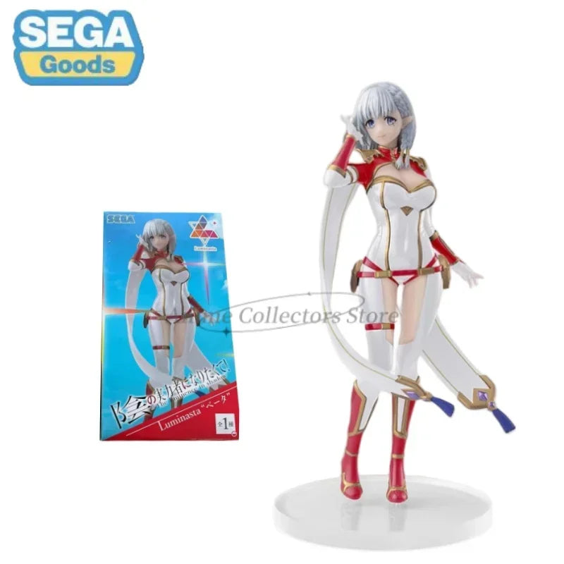 Sega Original Luminasta Anime-Figur „Die Eminenz im Schatten“ Alpha Beta 20 cm PVC-Actionfigur Modell Sammlerstück Spielzeug