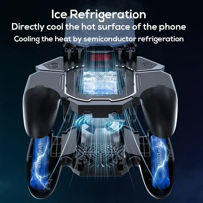 MEMO NEW DL100 Mobile Phone 6 Fingers Gamepad Joysticks Controller Semiconductor Radiator for IPhone Android Gaming Accessories