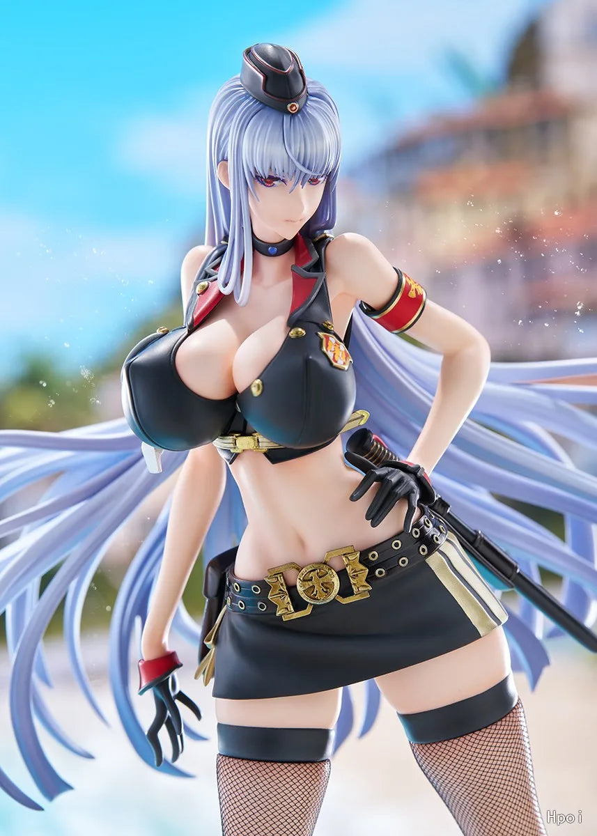 In Stock Original QuesQ Valkyria Chronicles 4 Selvaria Bles Swimsuit 1/7 Scale Model Toy