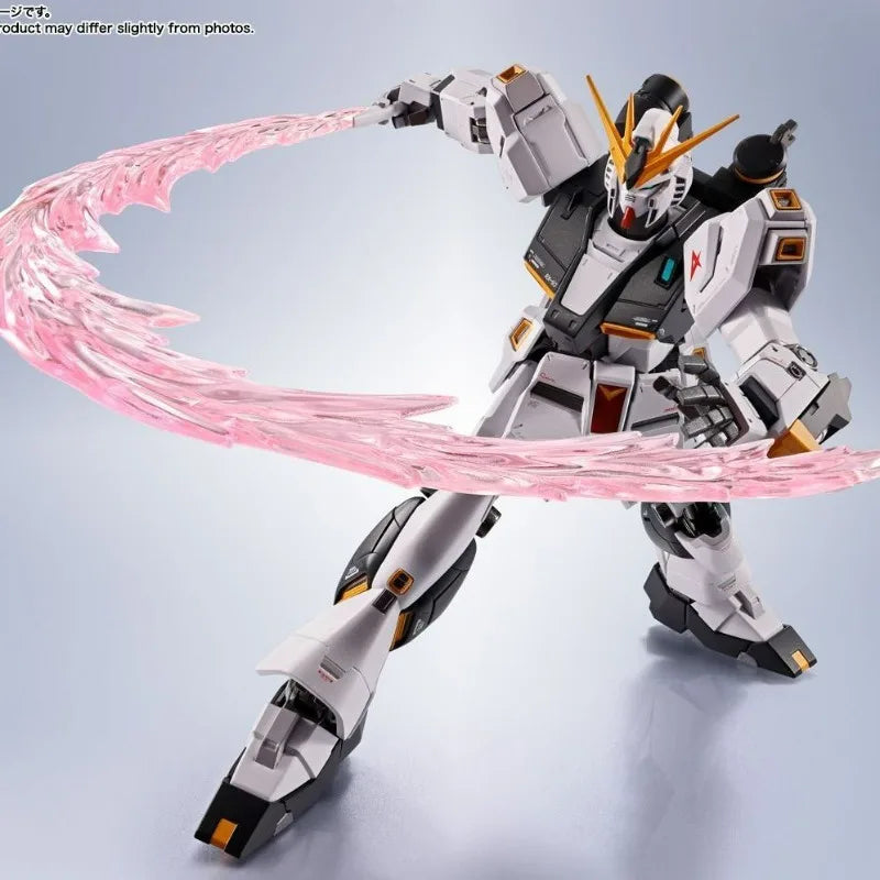 In Stock Genuine Bandai Gundam Model Kit Metal Robot Spirits RX-93 ν Gundam Anime Action Figure Collection Finished Model Toys