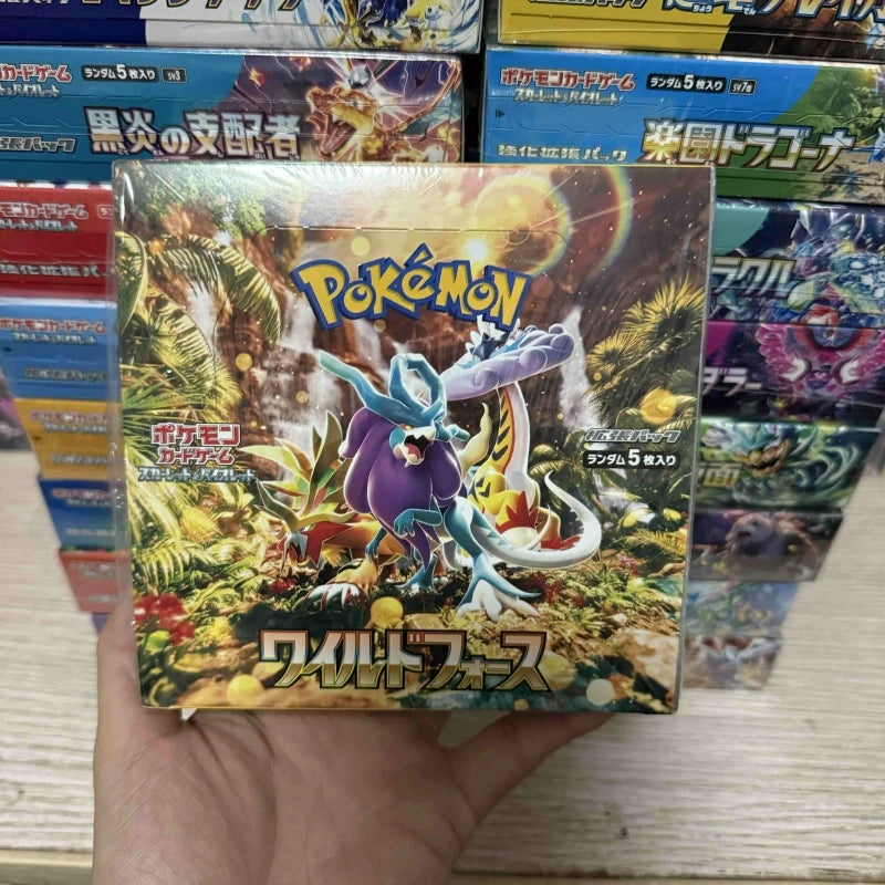 Hot Sale Original Card Ptcg Japanese Edition Sv1v Sv1a Sv2d Sv2p Sv2a 151 Sv3 Sv3a Bale Off Whole Box Transaction Card