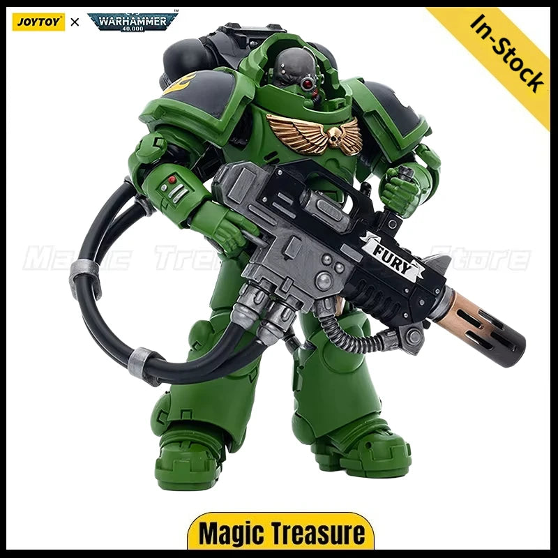 【In Stock】JOYTOY Warhammer 40K 1/18 Action Figure Salamanders Eradicators Sergeant Bragar Figure Toys Gifts