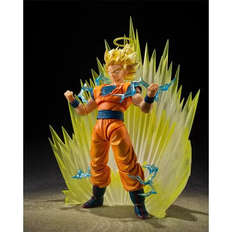 В наличност Оригинални фигурки BANDAI SHFiguarts Super Saiyan 2 Son Goku 2022 Ексклузивна колекция от аниме екшън фигурки Dragon Ball Z